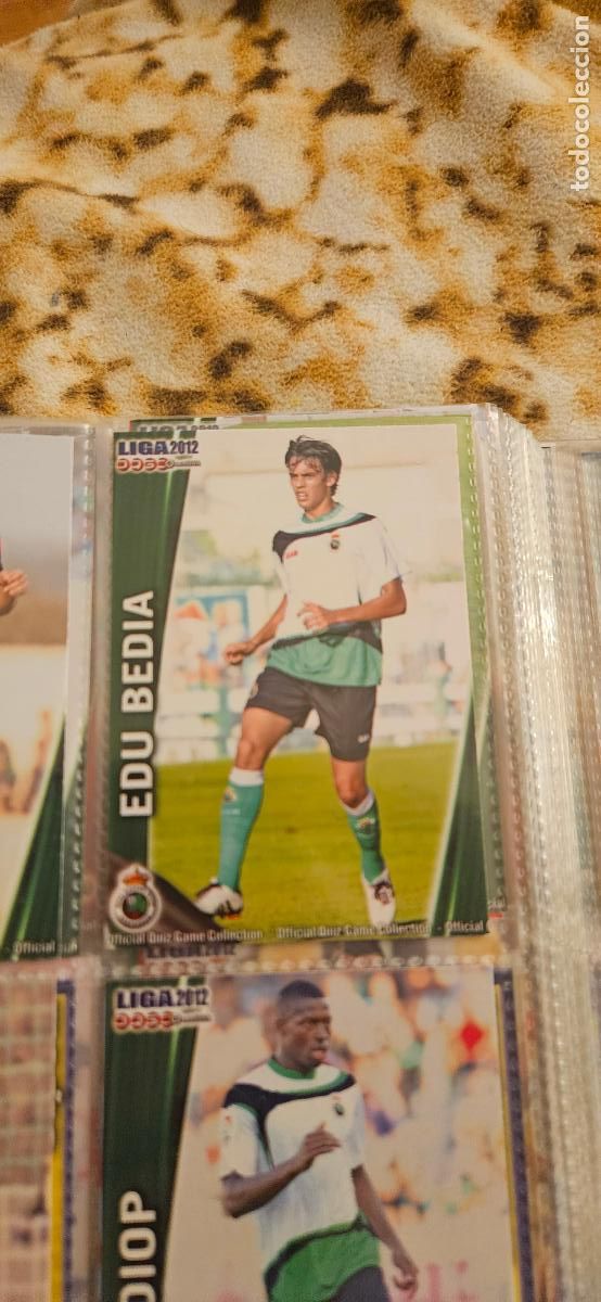 Cromos de Futebol: 309: edu badia - Racing de Santander - quiz game 2011 2012 sport mundicromo trading card