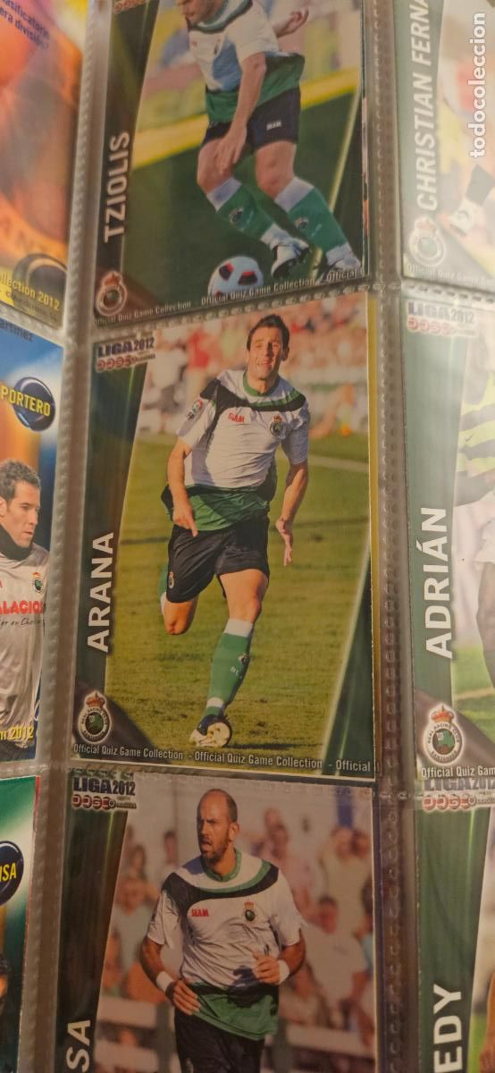 Cromos de Futebol: 310: arana - Racing de Santander - quiz game 2011 2012 sport mundicromo trading card