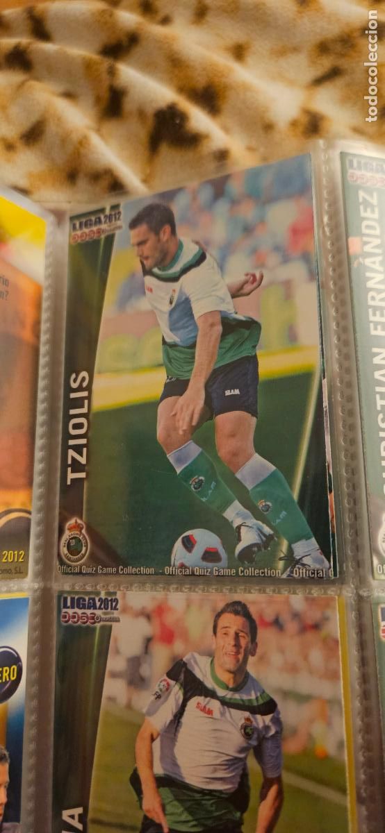 Cromos de Futebol: 307: Alexandros Tziolis - Racing de Santander - quiz game 2011 2012 sport mundicromo trading card