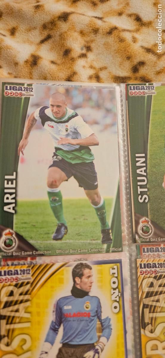 Cromos de Futebol: 317: ariel - Racing de Santander - quiz game 2011 2012 sport mundicromo trading card