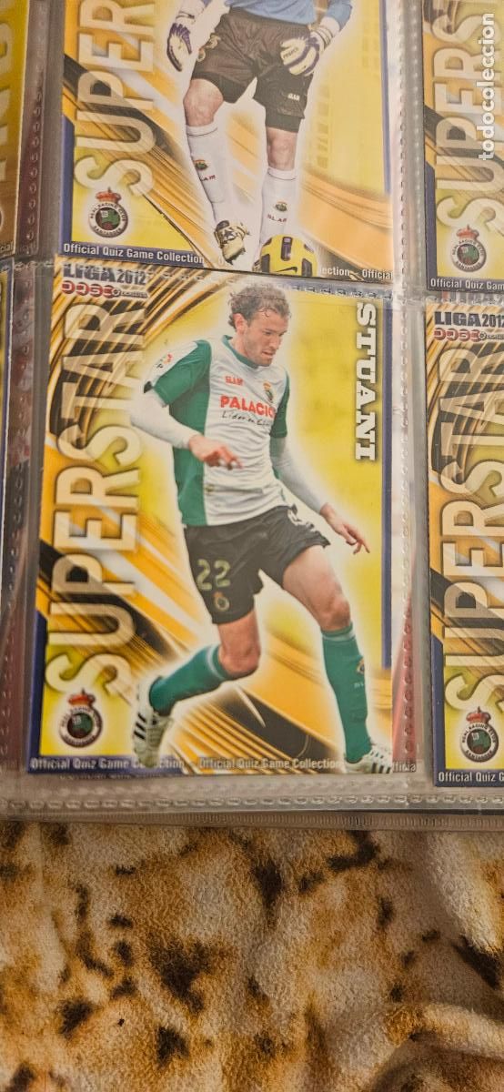 Cromos de f&uacute;tbol: 323: S.S. stuani - Racing de Santander - quiz game 2011 2012 sport mundicromo trading card