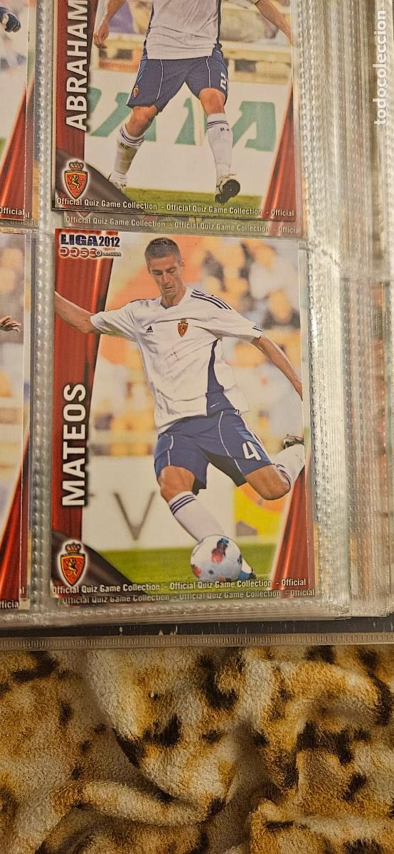 Cromos de f&uacute;tbol: 333 Mateos - Real Zaragoza - quiz game 2011 2012 sport mundicromo trading card