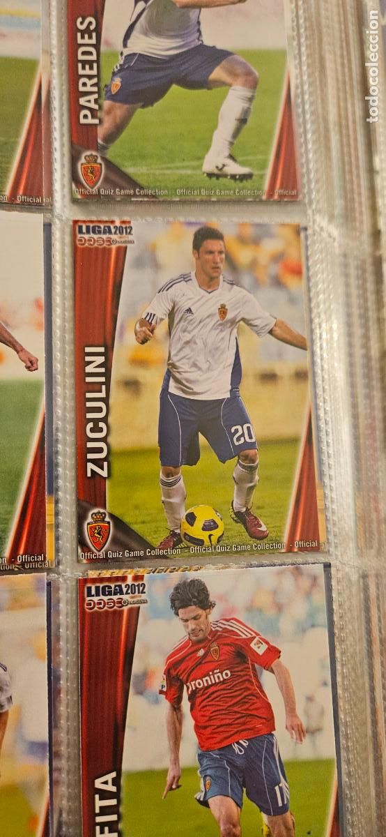 Cromos de f&uacute;tbol: 339 Zuculini - Real Zaragoza - quiz game 2011 2012 sport mundicromo trading card
