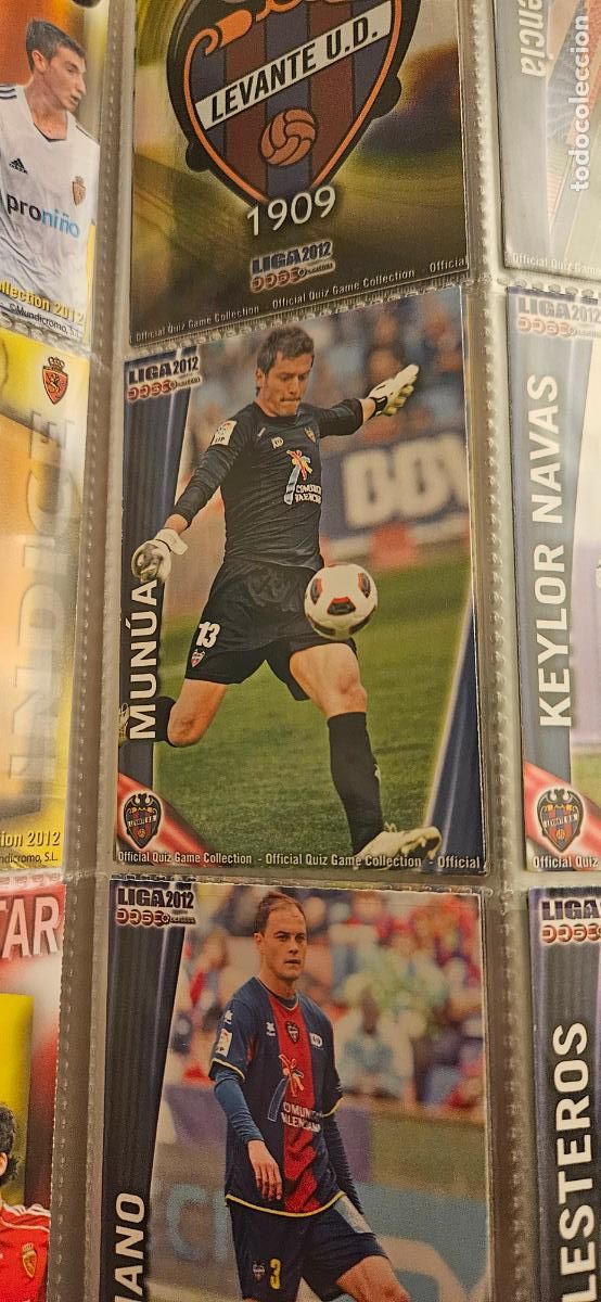 Cartes &agrave; collectionner de Football: 355 Mun&uacute;a - Levante UD - quiz game 2011 2012 sport mundicromo trading card