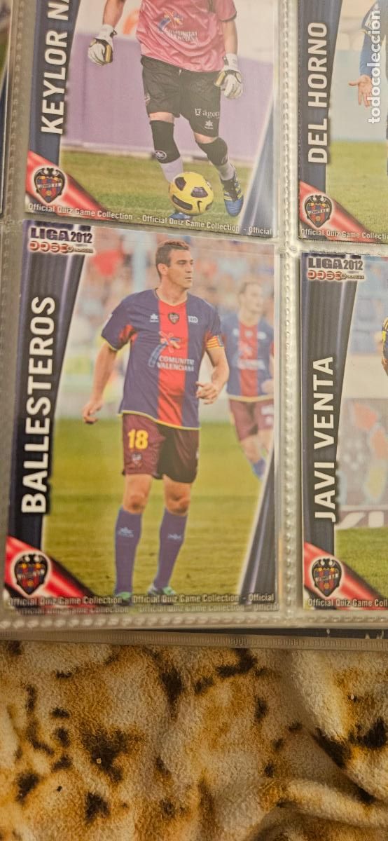 Cartes &agrave; collectionner de Football: 359 Ballesteros - Levante UD - quiz game 2011 2012 sport mundicromo trading card