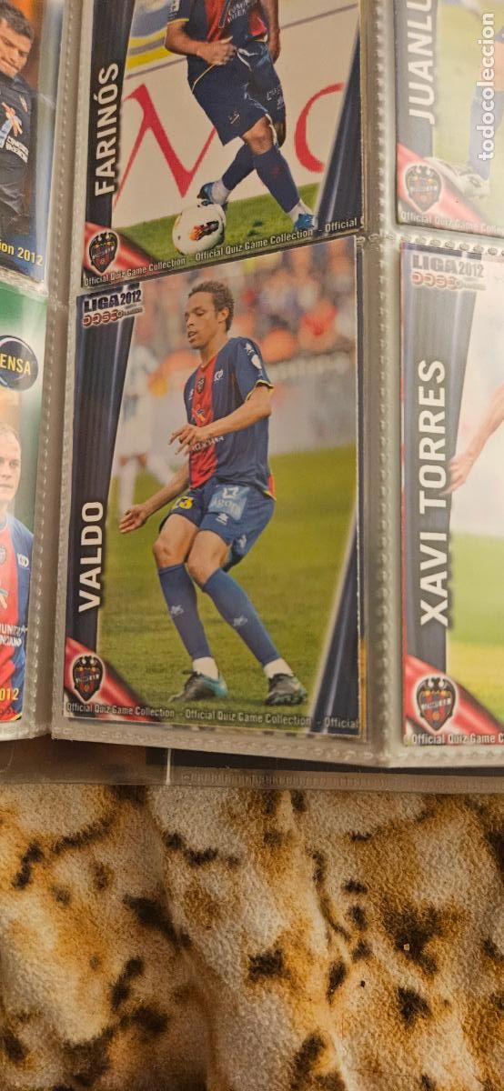 Cartes &agrave; collectionner de Football: 367 Valdo - Levante UD - quiz game 2011 2012 sport mundicromo trading card