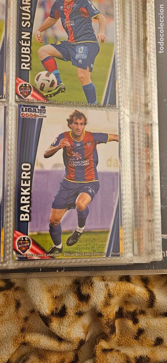 Cartes &agrave; collectionner de Football: 369 Barkero - Levante UD - quiz game 2011 2012 sport mundicromo trading card