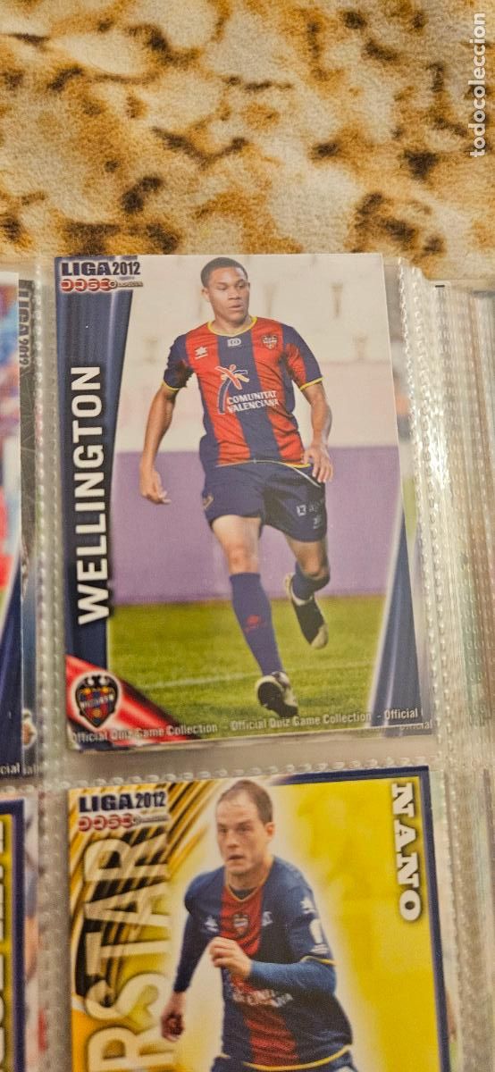 Cartes &agrave; collectionner de Football: 372 Wellington - Levante UD - quiz game 2011 2012 sport mundicromo trading card