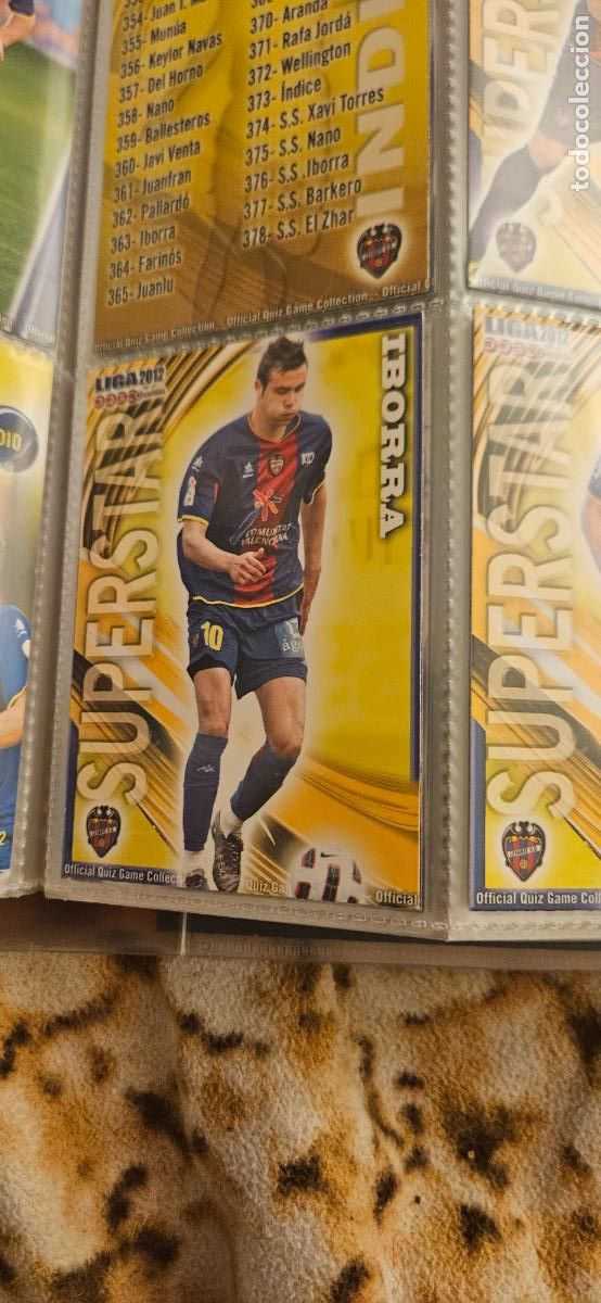 Cartes &agrave; collectionner de Football: 376 S.S. Iborra - Levante UD - quiz game 2011 2012 sport mundicromo trading card