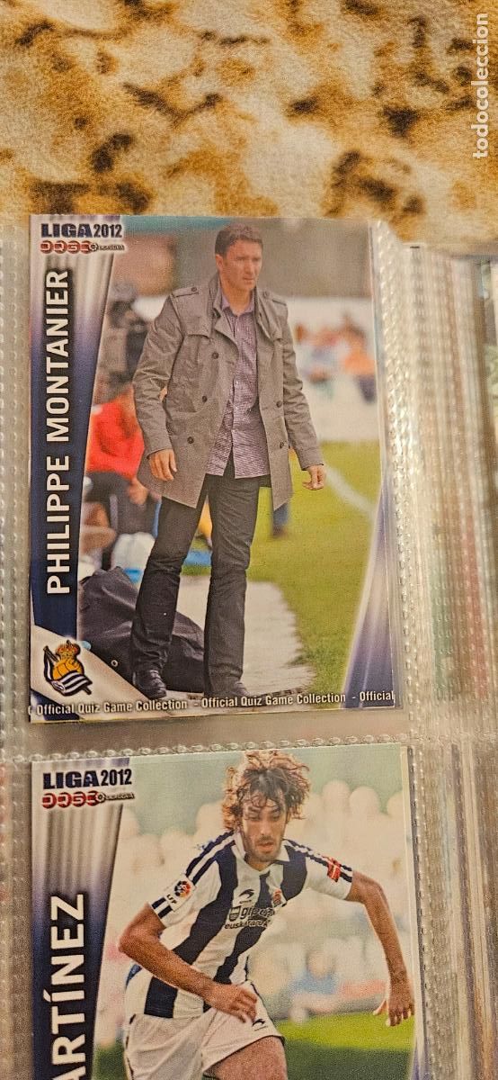 Cartes &agrave; collectionner de Football: 381 Philippe Montanier (Entrenador) - Real Sociedad - quiz game 2011 2012 sport mundicromo trading c
