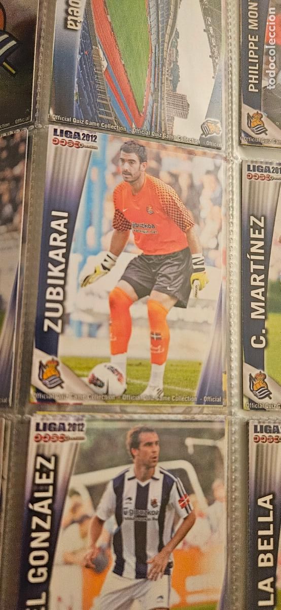 Fu&szlig;ball-Sticker: 383 E&ntilde;aut Zubikarai - Real Sociedad - quiz game 2011 2012 sport mundicromo trading card