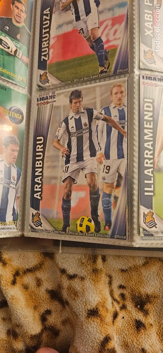 Fu&szlig;ball-Sticker: 394 Mikel Aranburu - Real Sociedad - quiz game 2011 2012 sport mundicromo trading card