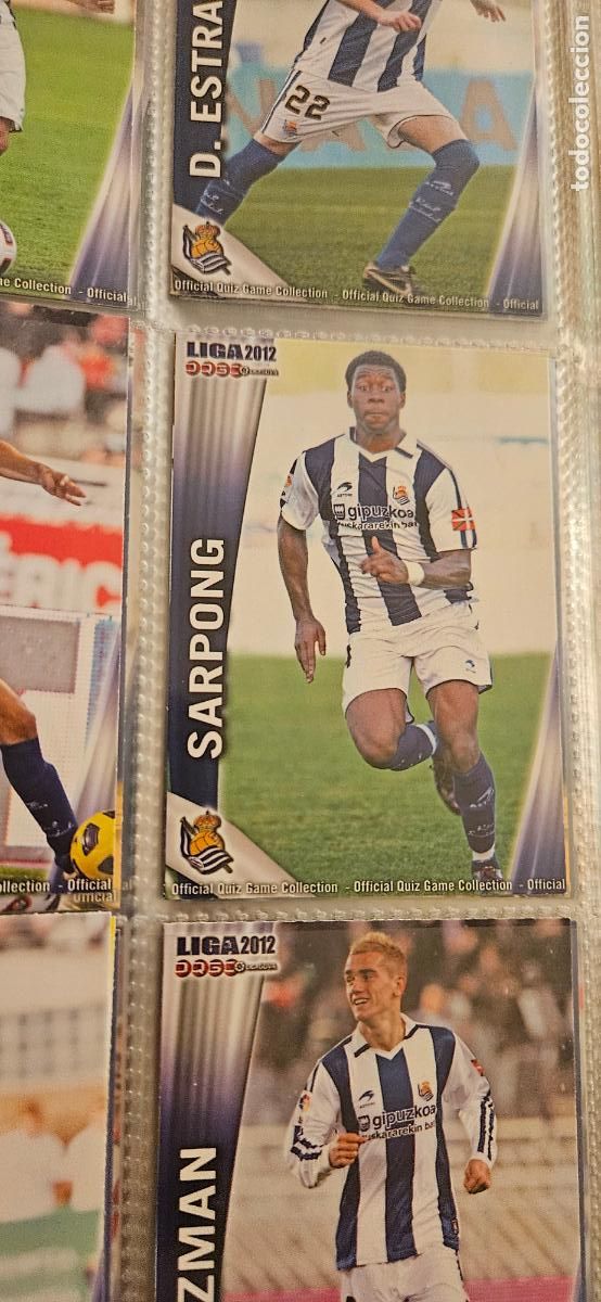 Cartes &agrave; collectionner de Football: 393 Jeffrey Sarpong - Real Sociedad - quiz game 2011 2012 sport mundicromo trading card