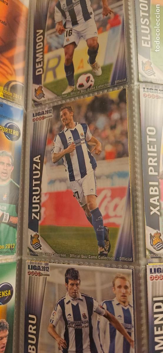 Cartes &agrave; collectionner de Football: 391 David Zurutuza - Real Sociedad - quiz game 2011 2012 sport mundicromo trading card