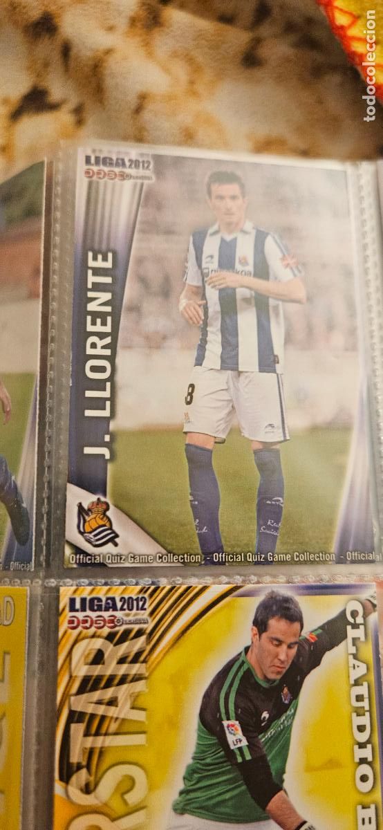 Cartes &agrave; collectionner de Football: 398 Joseba Llorente - Real Sociedad - quiz game 2011 2012 sport mundicromo trading card