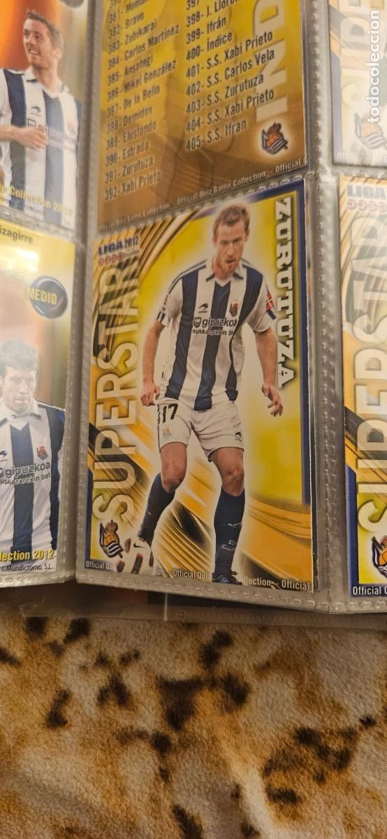 Cartes &agrave; collectionner de Football: 403 S.S. zurutuza - Real Sociedad - quiz game 2011 2012 sport mundicromo trading card