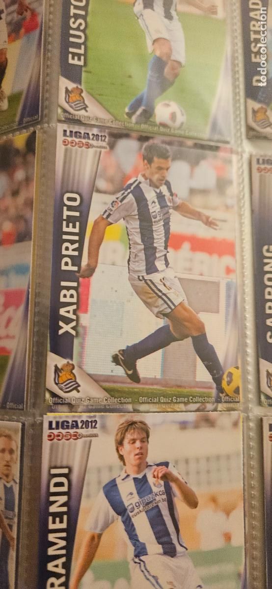 Cartes &agrave; collectionner de Football: 392 Xabi Prieto - Real Sociedad - quiz game 2011 2012 sport mundicromo trading card