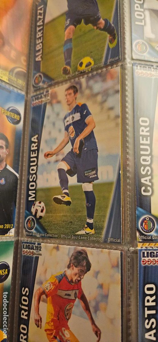 Cartes &agrave; collectionner de Football: 418 Mosquera - Getafe CF - quiz game 2011 2012 sport mundicromo trading card