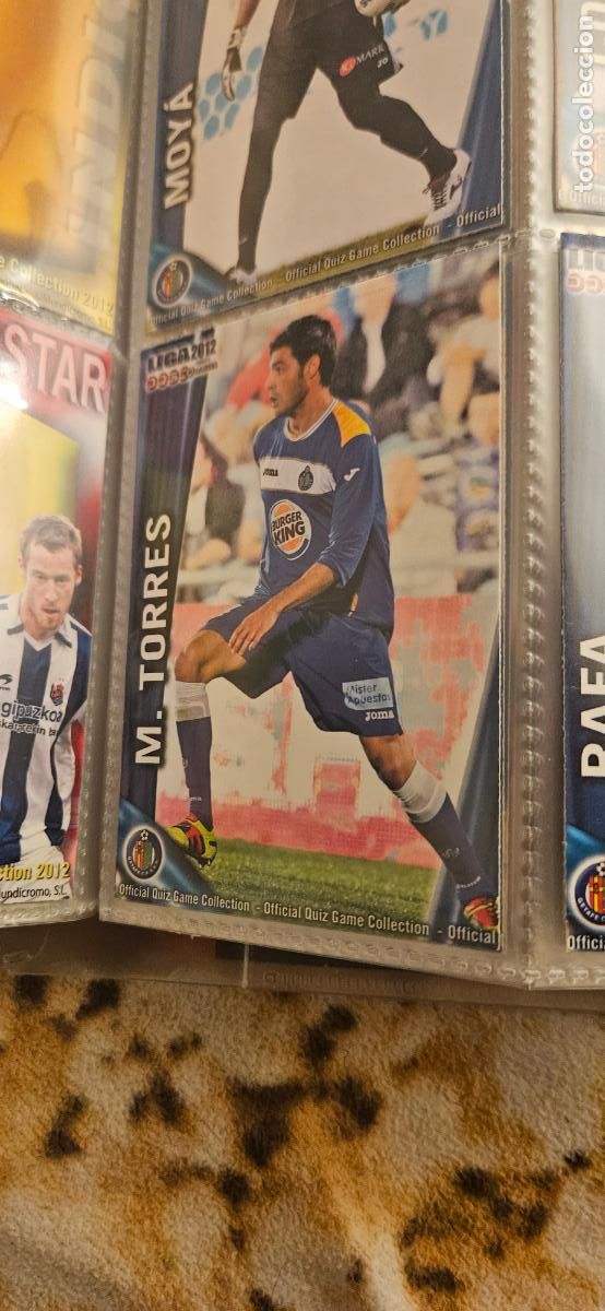 Cartes &agrave; collectionner de Football: 412 M. Torres - Getafe CF - quiz game 2011 2012 sport mundicromo trading card