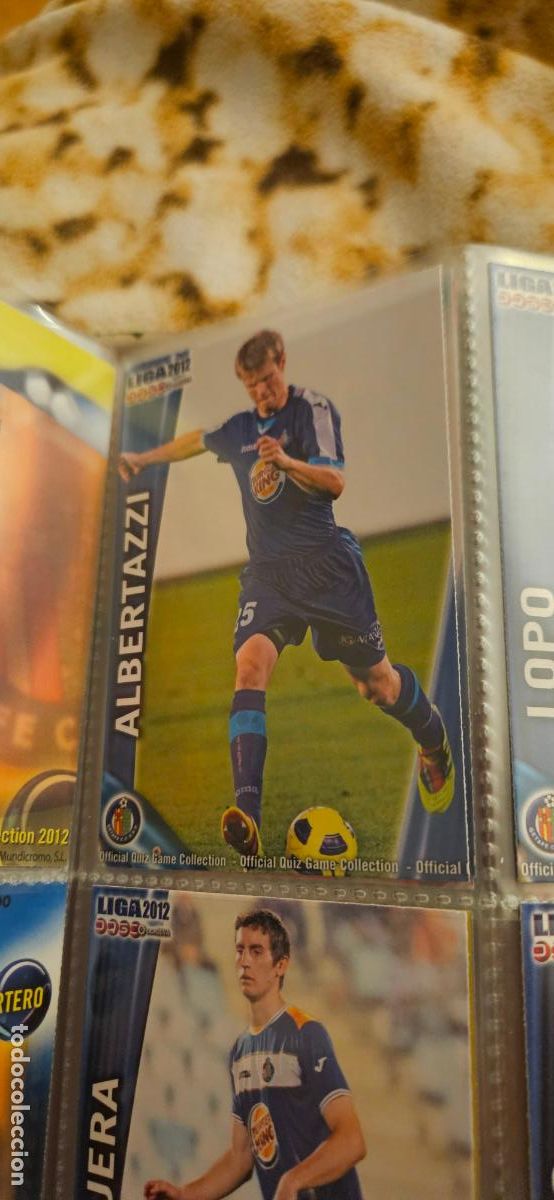 Cartes &agrave; collectionner de Football: 415 Albertazzi - Getafe CF - quiz game 2011 2012 sport mundicromo trading card