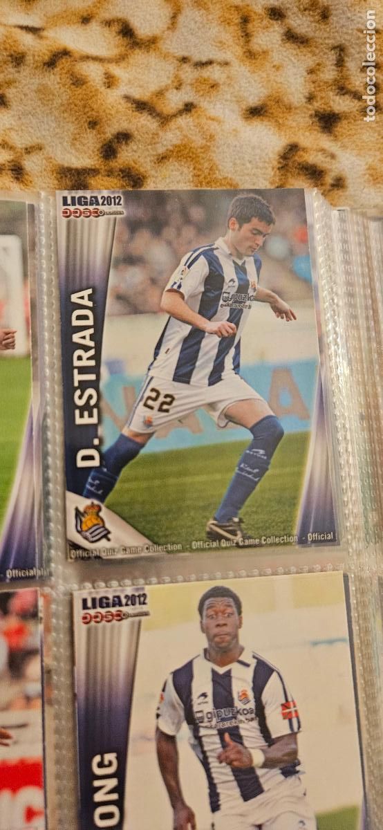 Cartes &agrave; collectionner de Football: 390 estrada - Real Sociedad - quiz game 2011 2012 sport mundicromo trading card