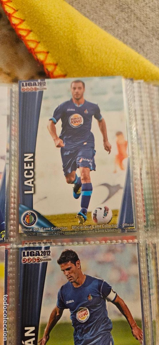 Cartes &agrave; collectionner de Football: 417 Lacen - Getafe CF - quiz game 2011 2012 sport mundicromo trading card
