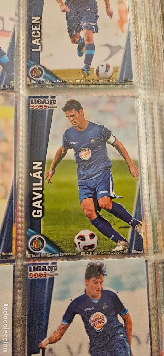 Cartes &agrave; collectionner de Football: 420 Gavil&aacute;n - Getafe CF - quiz game 2011 2012 sport mundicromo trading card