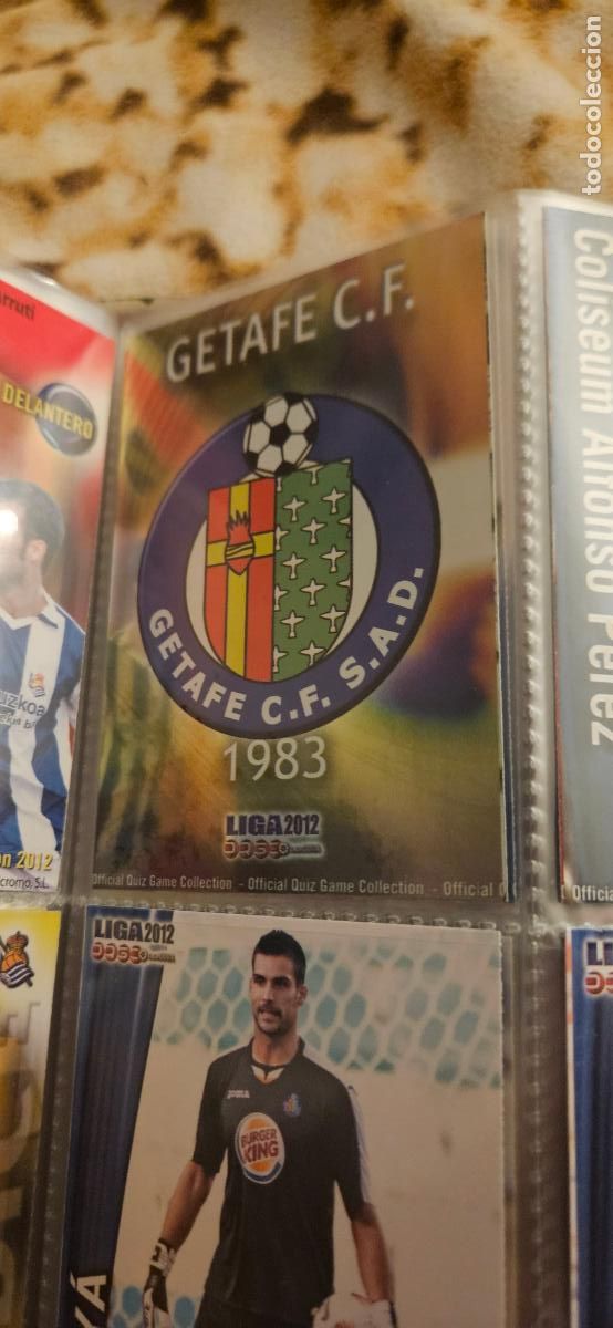 Cartes &agrave; collectionner de Football: 406 Escudo - Getafe CF - quiz game 2011 2012 sport mundicromo trading card