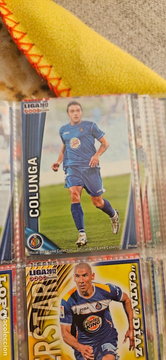 Cartes &agrave; collectionner de Football: 426 Colunga - Getafe CF - quiz game 2011 2012 sport mundicromo trading card