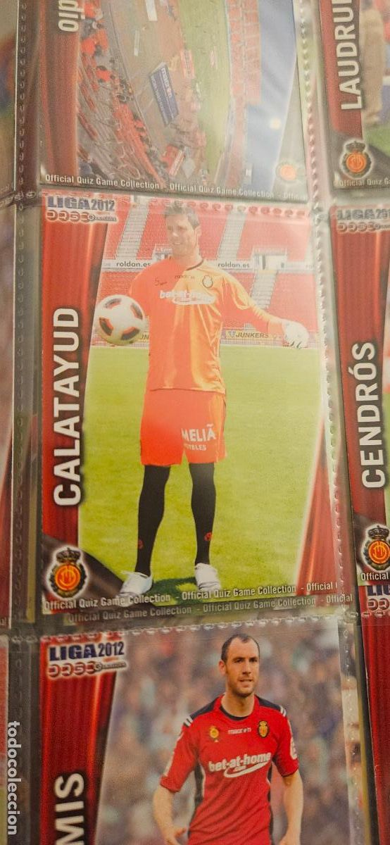 Cartes &agrave; collectionner de Football: 437 Juan Calatayud - RCD Mallorca - quiz game 2011 2012 sport mundicromo trading card