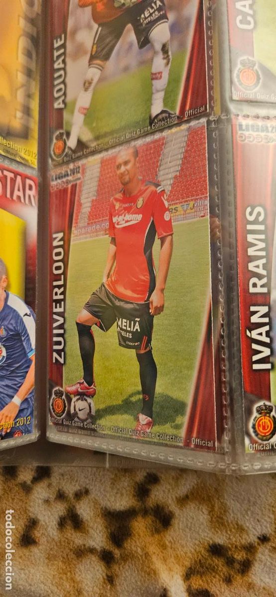 Cartes &agrave; collectionner de Football: 439 Gianni Zuiverloon - RCD Mallorca - quiz game 2011 2012 sport mundicromo trading card