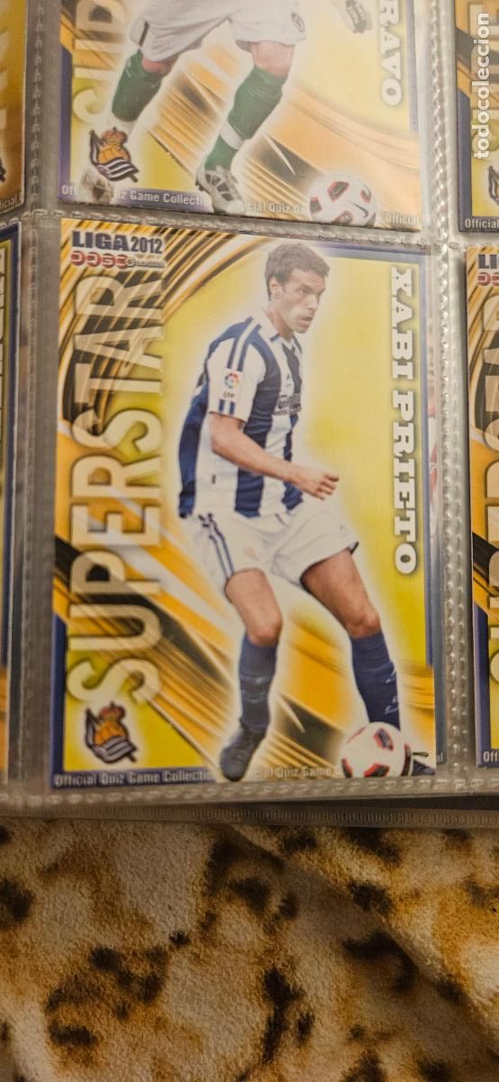 Cartes &agrave; collectionner de Football: 404 S.S. xabi prieto - Real Sociedad - quiz game 2011 2012 sport mundicromo trading card