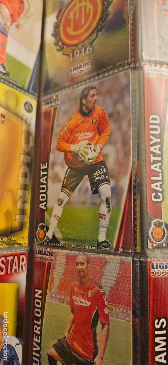Cartes &agrave; collectionner de Football: 436 Dudu Aouate - RCD Mallorca - quiz game 2011 2012 sport mundicromo trading card