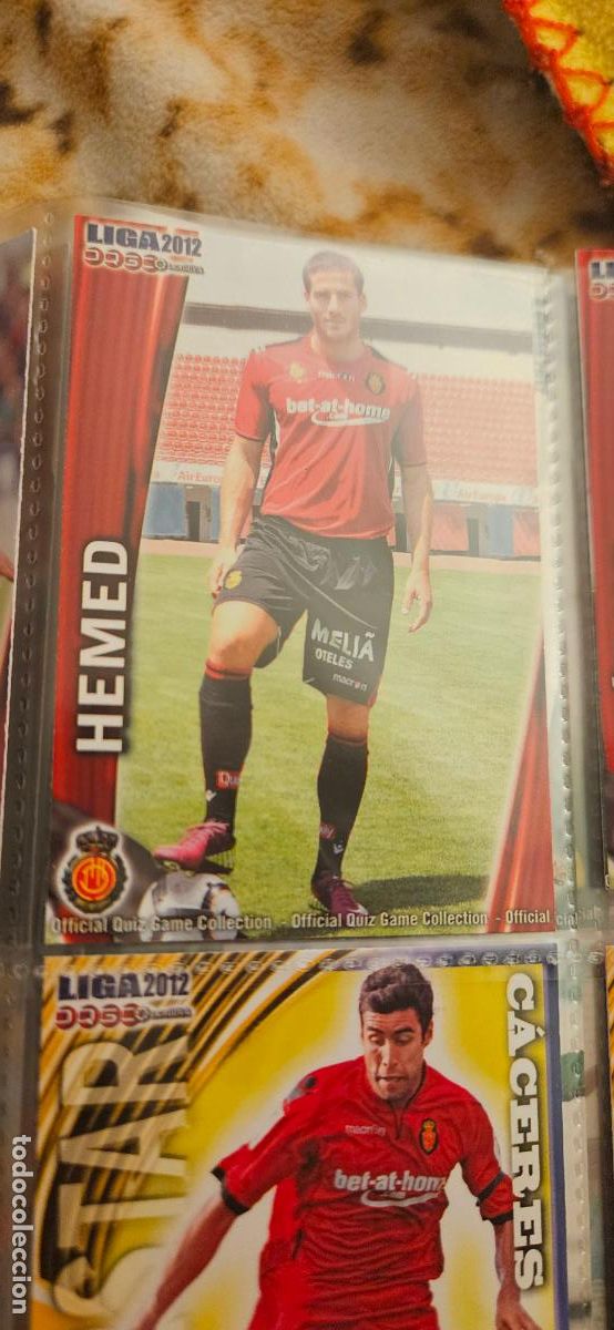 Football Stickers: 452 Tomer Hemed - RCD Mallorca - quiz game 2011 2012 sport mundicromo trading card