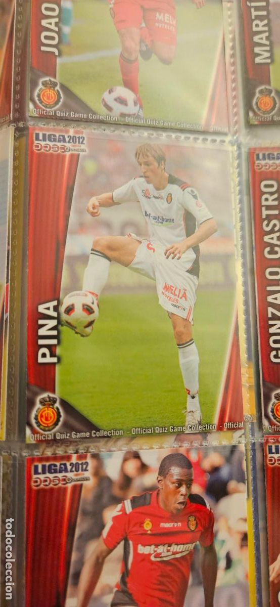 Football Stickers: 446 Tom&aacute;s Pina - RCD Mallorca - quiz game 2011 2012 sport mundicromo trading card