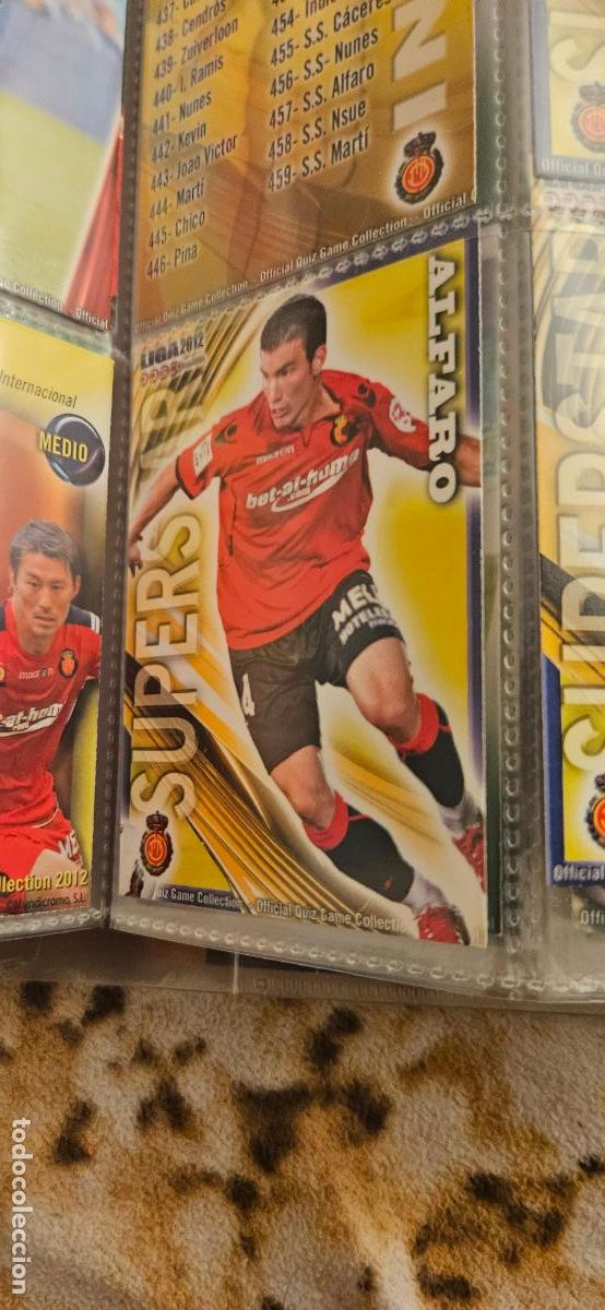 Football Stickers: 457 S.S. Alejandro Alfaro - RCD Mallorca - quiz game 2011 2012 sport mundicromo trading card