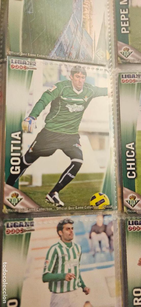 Football Stickers: 464 Goitia - Real Betis - quiz game 2011 2012 sport mundicromo trading card