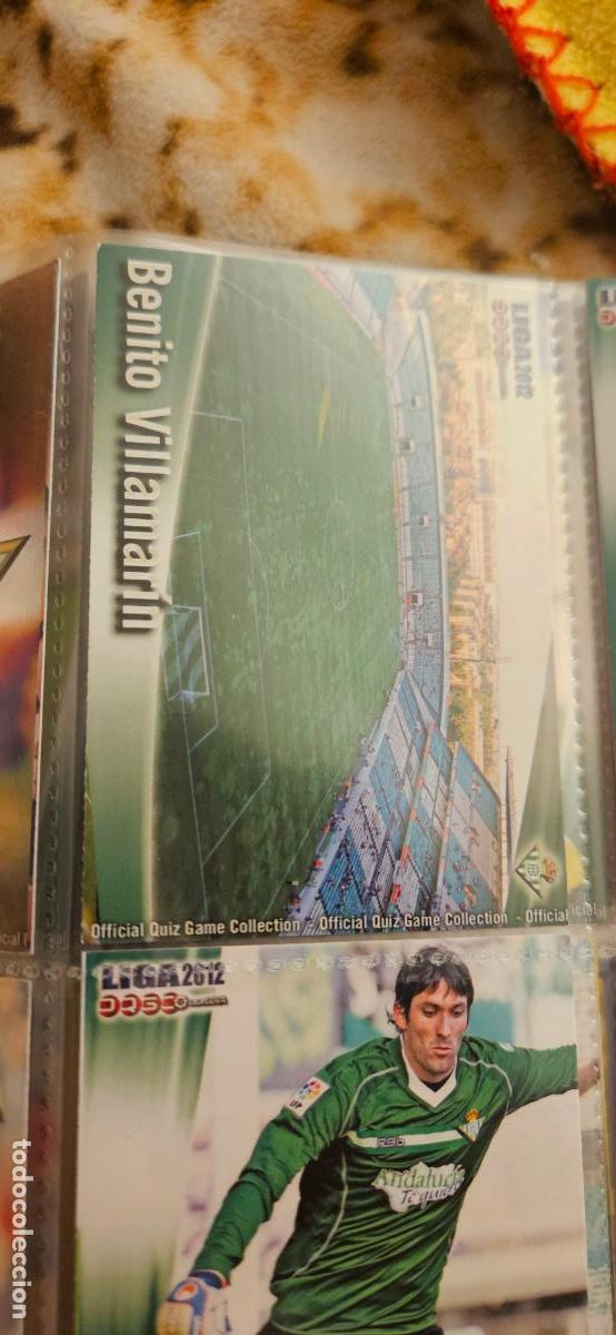 Football Stickers: 461 Estadio Benito Villamar&iacute;n - Real Betis - quiz game 2011 2012 sport mundicromo trading card