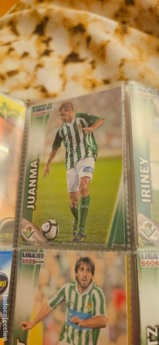 Football Stickers: 469 Juanma - Real Betis - quiz game 2011 2012 sport mundicromo trading card