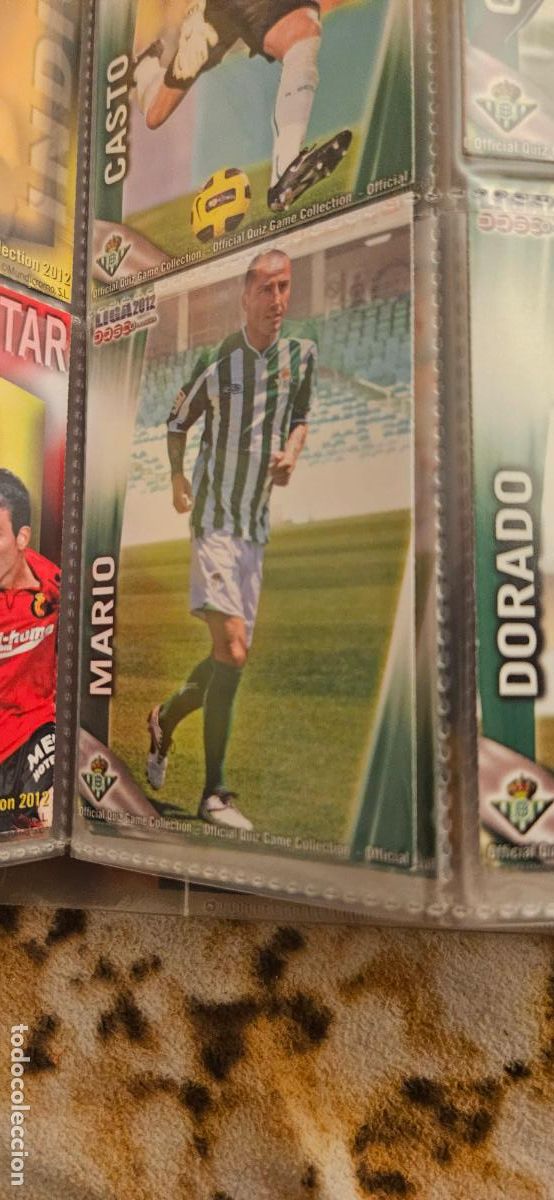 Football Stickers: 466 Mario - Real Betis - quiz game 2011 2012 sport mundicromo trading card
