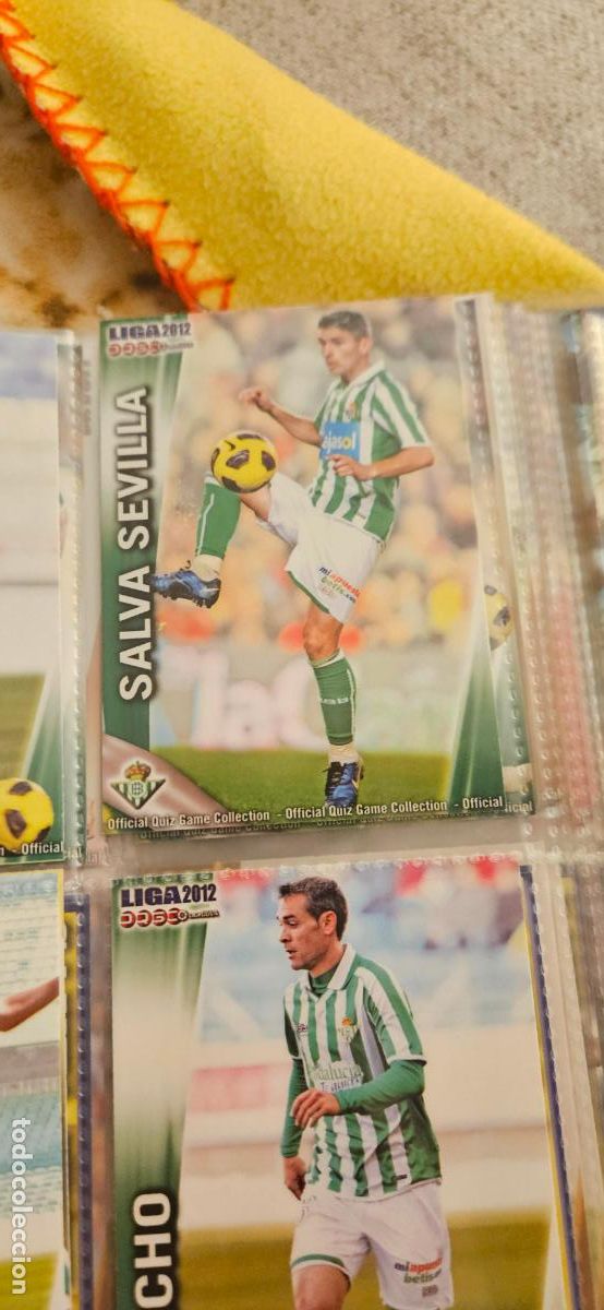 Football Stickers: 471 Salva Sevilla - Real Betis - quiz game 2011 2012 sport mundicromo trading card