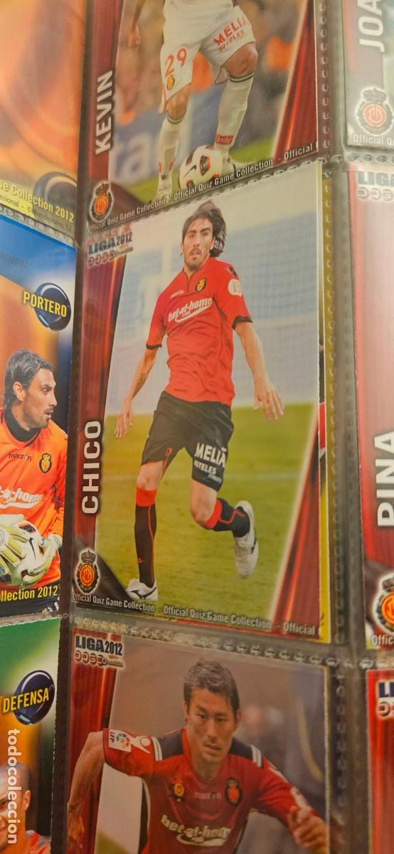 Cromos de f&uacute;tbol: 445 Chico Flores - RCD Mallorca - quiz game 2011 2012 sport mundicromo trading card