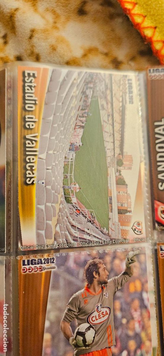 Cromos de f&uacute;tbol: 488 Estadio de Vallecas - Rayo Vallecano - quiz game 2011 2012 sport mundicromo trading card