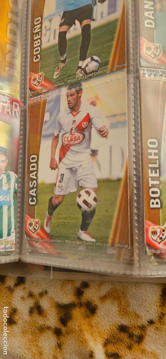 Cromos de f&uacute;tbol: 493 Casado - Rayo Vallecano - quiz game 2011 2012 sport mundicromo trading card