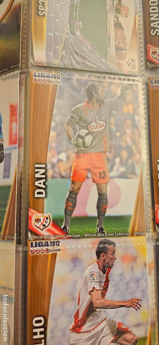 Cromos de f&uacute;tbol: 491 Dani - Rayo Vallecano - quiz game 2011 2012 sport mundicromo trading card