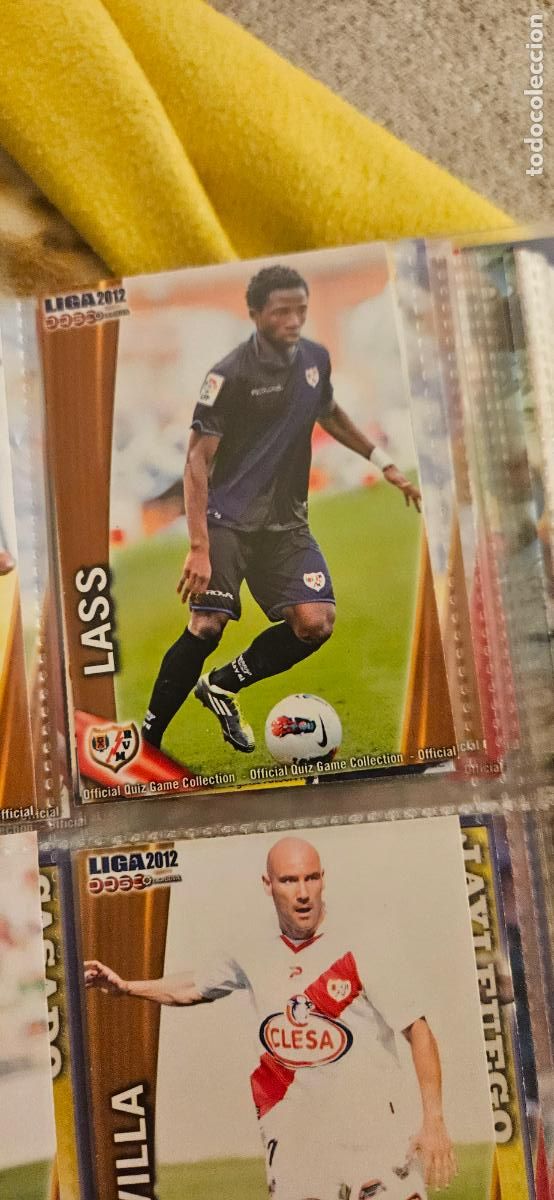 Cromos de f&uacute;tbol: 498 Lass - Rayo Vallecano - quiz game 2011 2012 sport mundicromo trading card