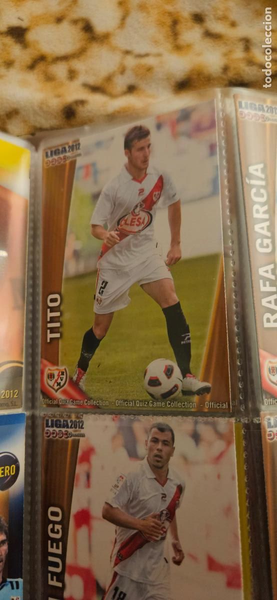 Cromos de f&uacute;tbol: 496 Tito - Rayo Vallecano - quiz game 2011 2012 sport mundicromo trading card
