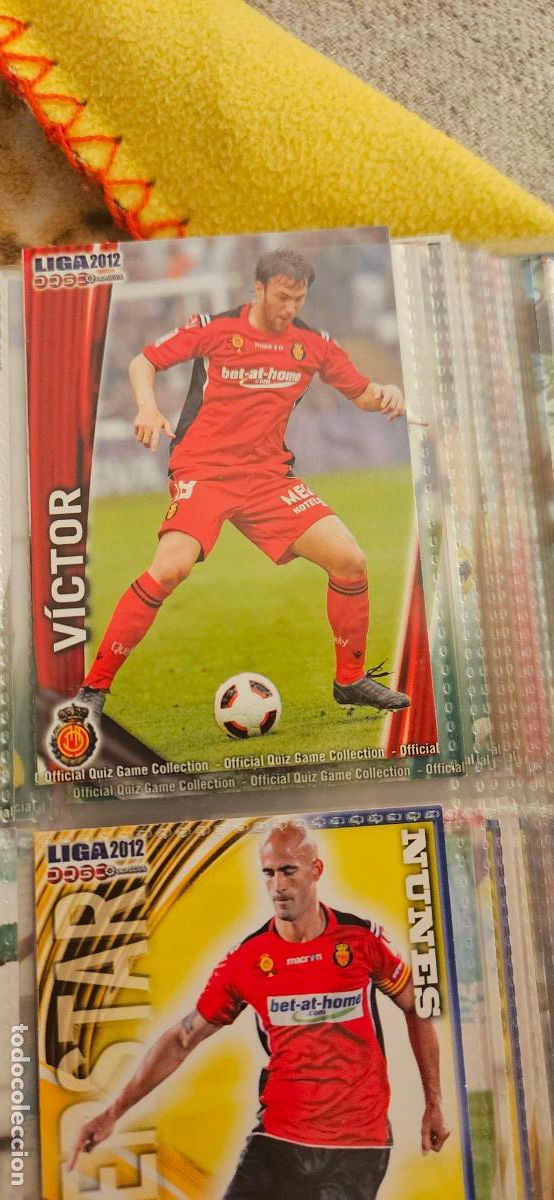 Cromos de f&uacute;tbol: 453 V&iacute;ctor Casades&uacute;s - RCD Mallorca - quiz game 2011 2012 sport mundicromo trading card