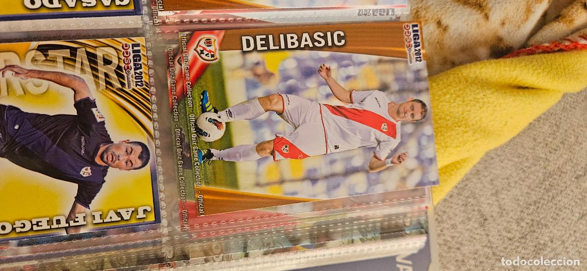 Cromos de f&uacute;tbol: 507 Delibasic - Rayo Vallecano - quiz game 2011 2012 sport mundicromo trading card