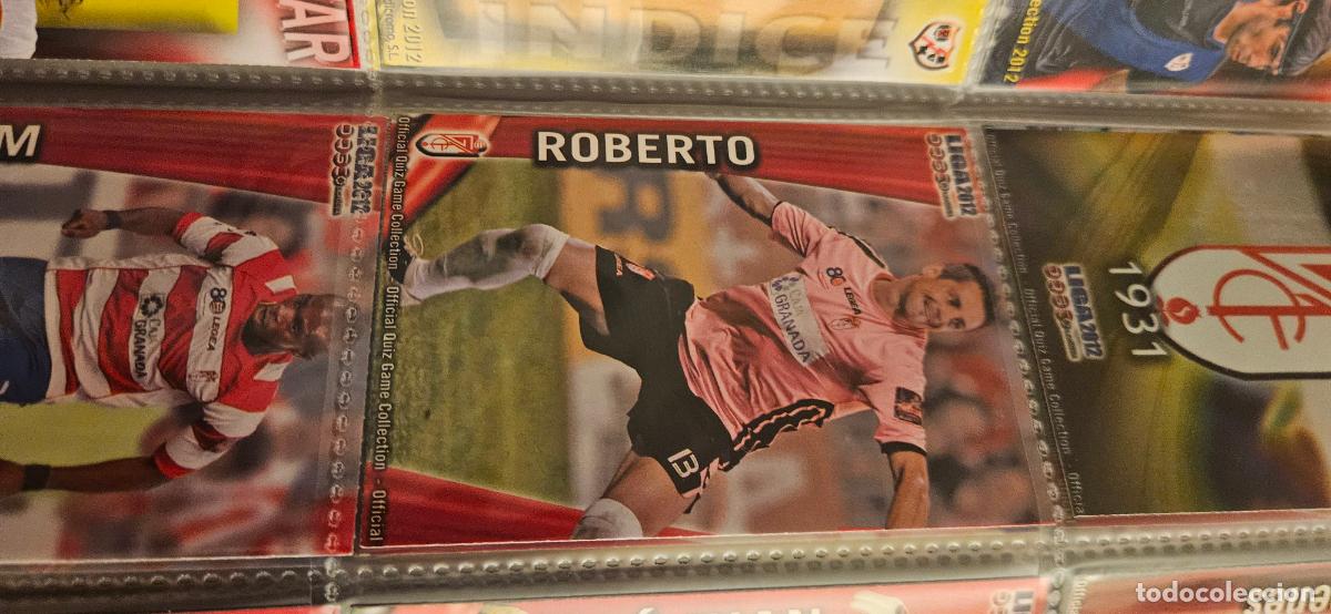 Cromos de f&uacute;tbol: 517 Roberto - Granada CF - quiz game 2011 2012 sport mundicromo trading card